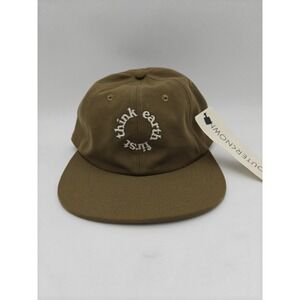 Outerknown Hat Cap Strap Back Mens One Size Olive Green Think Earth First